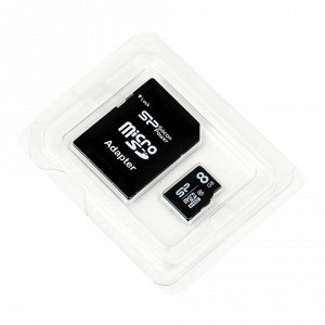 Карта памяти micro SDHC 8Gb SILICON POWER скорость передачи