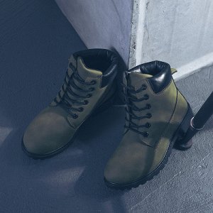 Ботинки  Осень,Зеленый