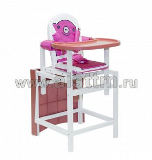 Стол-стул  PIGGY "Свинка" (розовый)