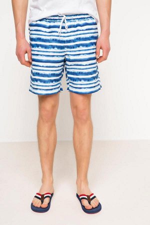 полосатые плавательные / пляжные шорты