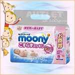 MOONY Влажные гигиенические салфетки для детей, запасной блок, 60 шт.