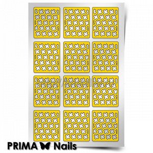 Трафарет для дизайна ногтей PRIMA Nails
