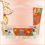 LION KODOMO Детская зубная паста со вкусом апельсина, 80гр