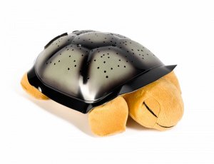 Музыкальный ночник - проектор "Черепаха" стандарт, цвет хаки, USB