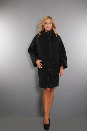 Пальто женское демисезонное 16307-000   (черный)