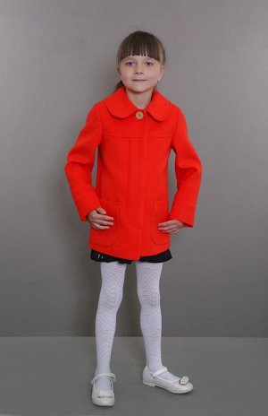 Пальто детское демисезонное 7-506-890  (красный)