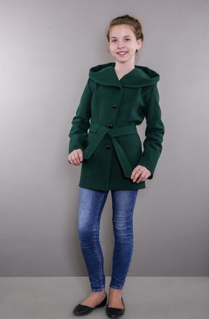 Пальто детское демисезонное 7-502-957  (зеленый)