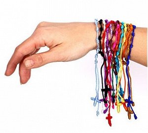 rosary bracelet крест