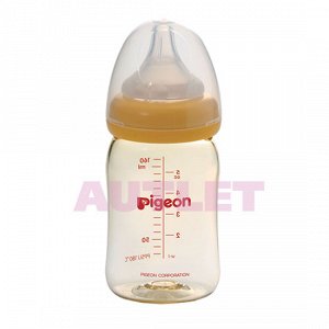 Бутылочка для кормления PIGEON Перистальтик Плюс с широким горлом 160 мл, PPSU