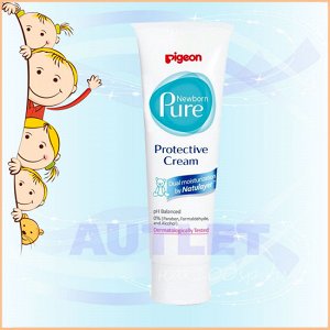 Защитный крем PIGEON Newborn Pure, 0+ мес., 50 мл