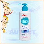 Нежный гель для купания PIGEON Newborn Pure Purifying Body Wash, 0+ мес, 200 мл