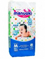 Подгузники-трусики MANUOKI, размер М 44 шт от 6 до 11 кг