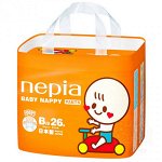 Детские подгузники-трусики &quot;Nepia Baby Nappy&quot; 26шт 12-17 кг