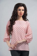 Блуза 4254. Розовый. Блузочная ткань