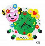 Овечка часы - набор для творчества из Фоамирана