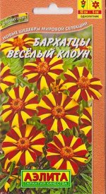 Бархатцы Веселый клоун отклоненные (Код: 7248)