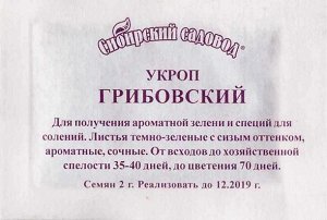 Укроп Грибовский (Код: 1680)
