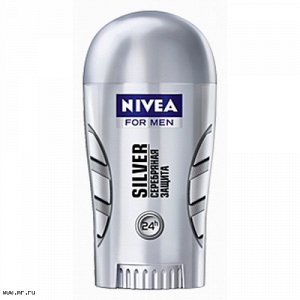 NIVEA Део-стик "Серебряная защита" муж. 40 мл