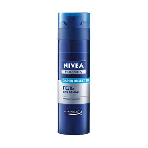 NIVEA for men Гель д/бритья "Заряд Свежести"  200 мл