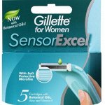 Gillette Sensor Excel for Women, сменные кассеты, 5шт