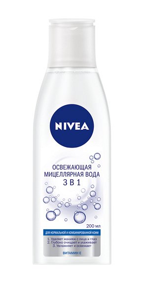 NIVEA Visage Мицеллярная вода Освежающая д/норм. кожи  3в1 400 мл