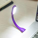 Гибкая светодиодная USB лампа фиолетовая