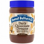 Peanut Butter &amp; Co., Арахисовое масло с черным шоколадом Dark Chocolate Dreams 454 г