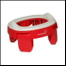 ROXY-KIDS - Дорожный горшок и насадка на унитаз HandyPotty (РФ), цвет коралловый