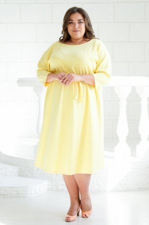Платье 001-61 54-66рр желтое