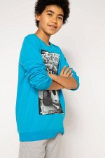 сияет в темноте  принт меняет цвет Sweatshirt