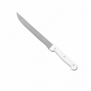 ВК02-ABS Разделочный нож 19/0,15см   с белой  ручкой из АБС пластика , ВК02-ABS