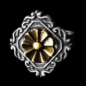 Кольцо Анфилада (вставка - бронза)