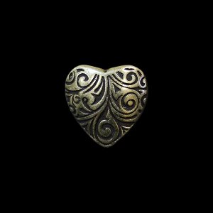 Кольцо Сердце малое (бронза)