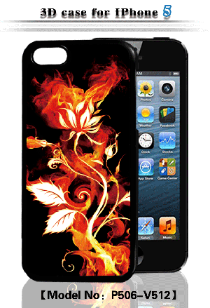 Огненный цветок. Чехол голографический 3D на телефон Huawei Honor, Xiaomi Redmi