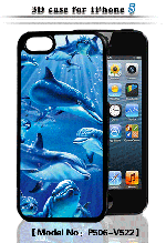 Дельфины. Чехол голографический 3D на телефон Samsung Galaxy