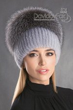 Женская шапка меховая