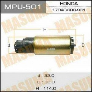Бензонасос MASUMA, с фильтром сеткой MPU-013. Honda V=1500-1800 *