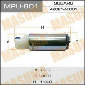 Бензонасос MASUMA, с фильтром сеткой MPU-001. Subaru V=1800-2000 *