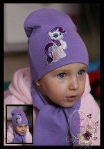 Удл.шапочка аметистовая «Рарити» из My Little Pony...