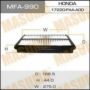 Воздушный фильтр A-867 MASUMA (1/40)
