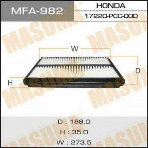 Воздушный фильтр A-859 MASUMA (1/40)