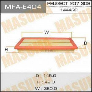 Воздушный фильтр MASUMA LHD PEUGEOT/ 308/ V1600 07- (1/40)