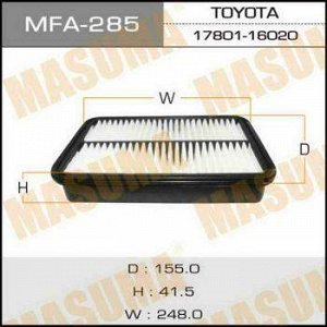 Воздушный фильтр A-162 MASUMA (1/40)