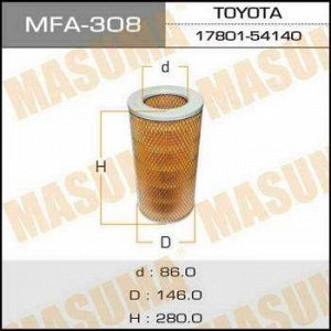 Воздушный фильтр A-185 MASUMA (1/20)