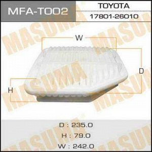 Воздушный фильтр A-1518 MASUMA TOYOTA/ RAV4/ ALA30 05-08 (1/20)