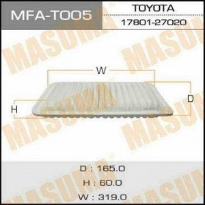 Воздушный фильтр A-1507 MASUMA TOYOTA/ COROLLA/ CDE120 01-07 (1/20)