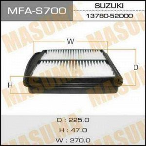 Воздушный фильтр A992J MASUMA SUZUKI/ GRAND VITARA XL-7/ V2700 99- (1/40)