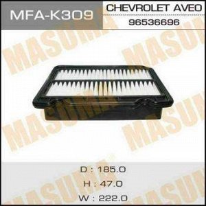 Воздушный фильтр A0437 MASUMA LHD CHEVROLET/ AVEO/ V1200, V1400 04- (1/40)