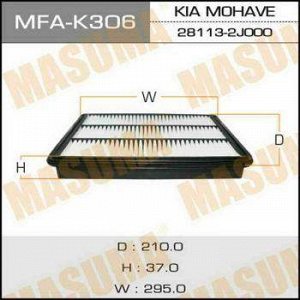 Воздушный фильтр A9427 MASUMA LHD KIA/ MOHAVE/ V3000, V3800, V4600 08- (1/40)