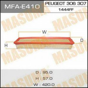 Воздушный фильтр MASUMA LHD PEUGEOT/ 206/ V1600 02- (1/40)